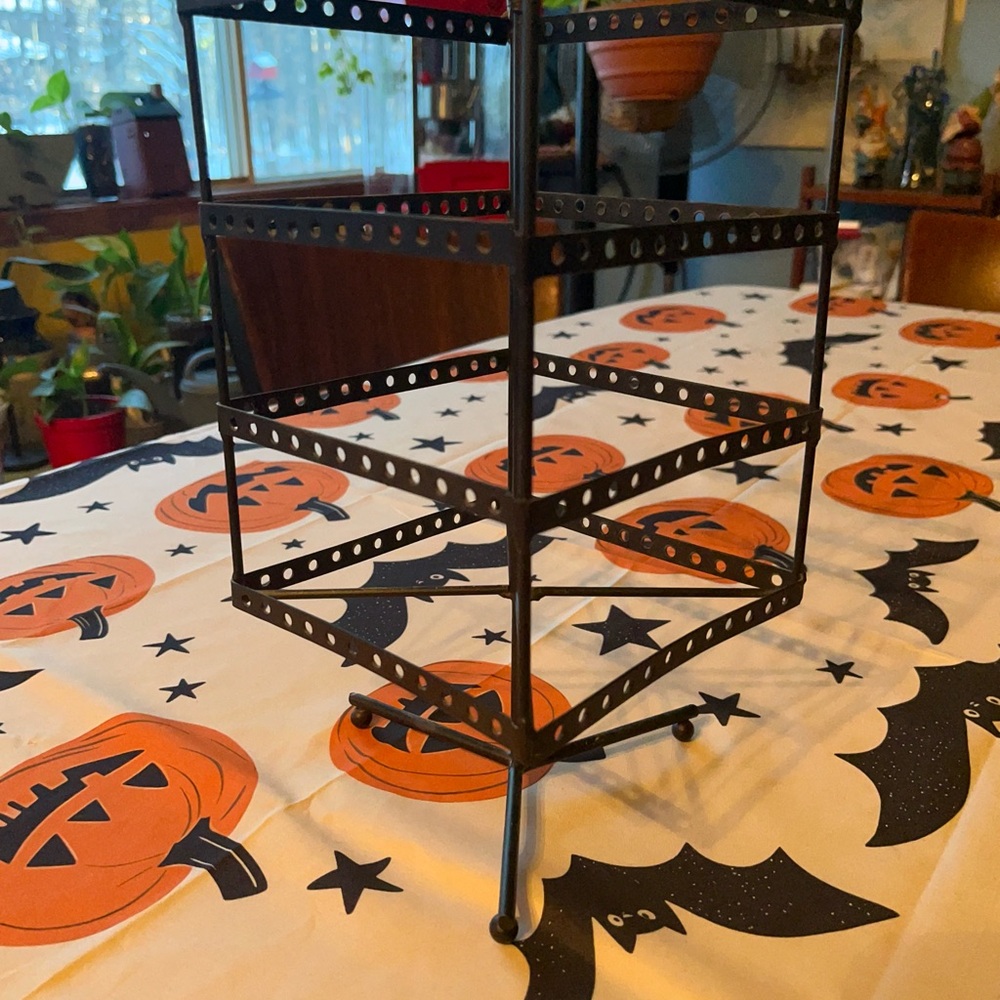 Black Metal Storage Rack - Picture 2 of 8